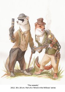 the_weasels_by_wovenlines-d4vilef
